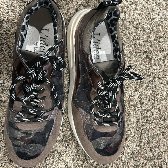 Brown camouflage sneakers by L’idea by Lori - Picture 7 of 8